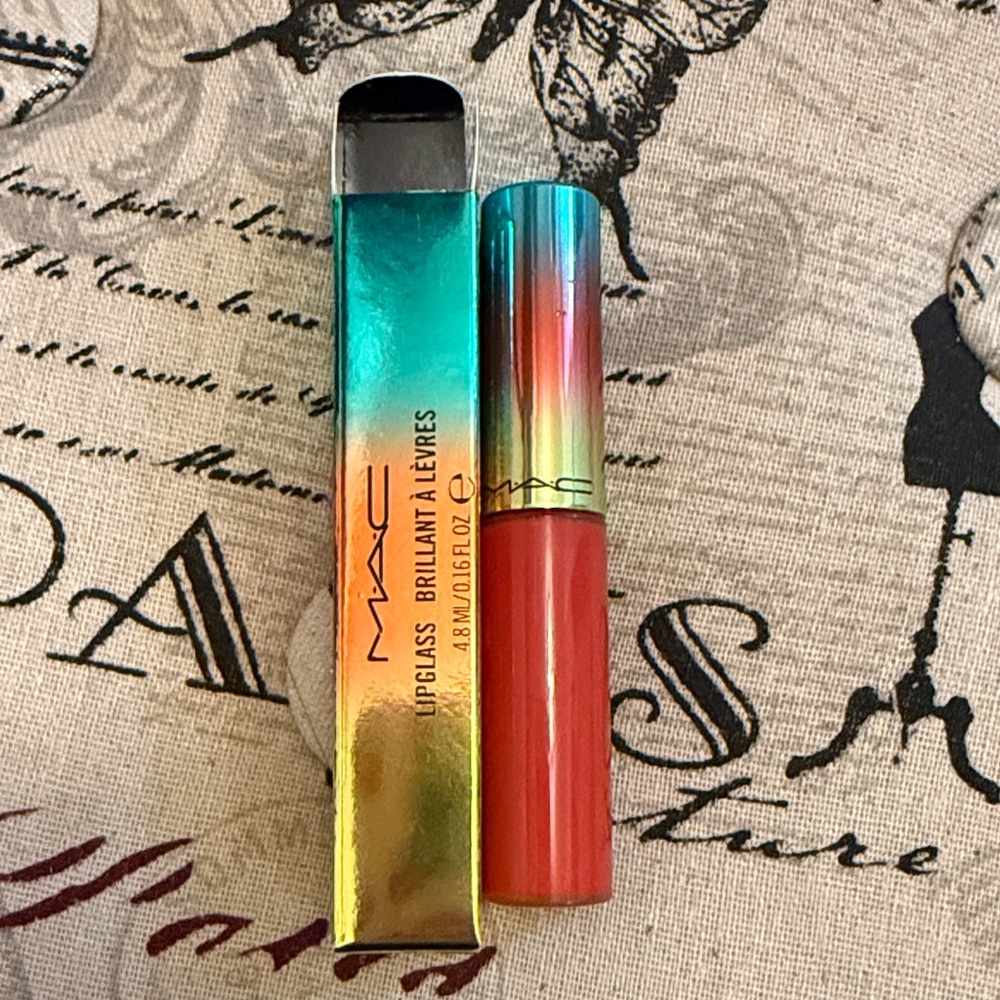 MAC Cosmetics Lipglass - Coral and Multicolor